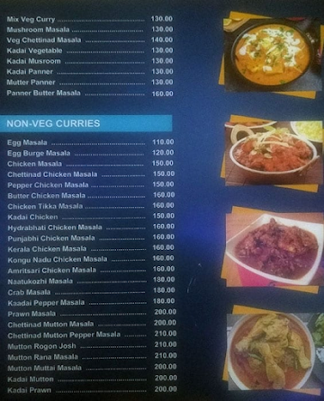 Hotel Pandiaas menu 