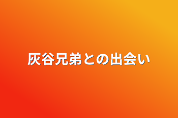 灰谷兄弟との出会い