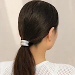 02 Hair Rope White K 0564