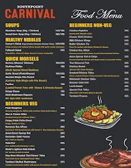 Southpoint Carnival menu 1