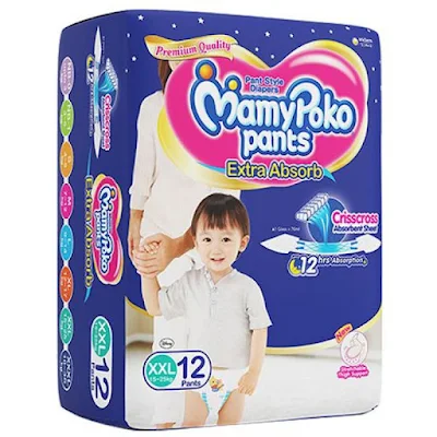 Mamypoko Extra Absorb Xxl - 12 Diaper Pants - 12 pcs