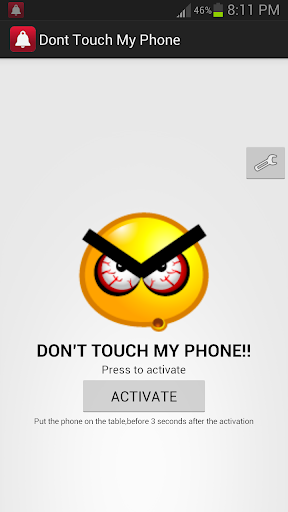 Don't touch my phone pro