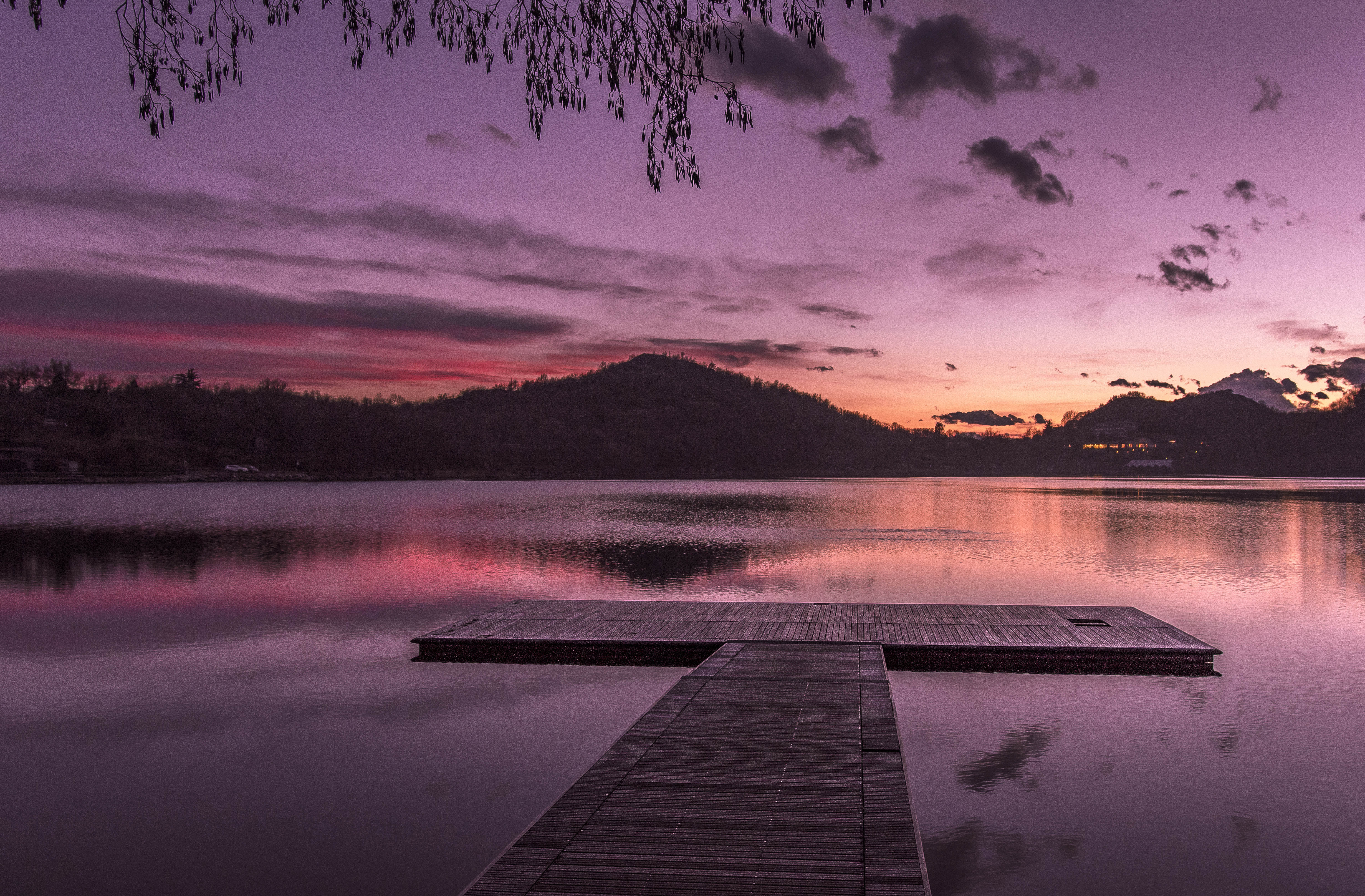 Tramonto sul lago di ivan_castagna