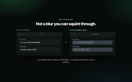 Hidder — screen-share privacy screenshot 3