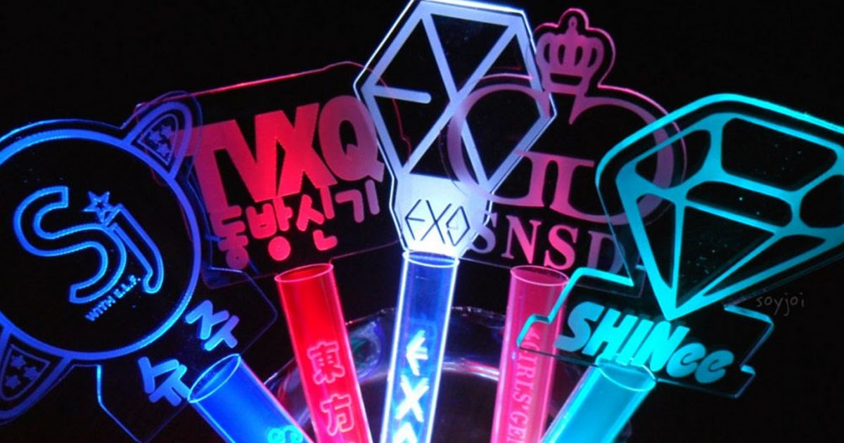 K-Pop idol groups' light sticks compilation - Koreaboo