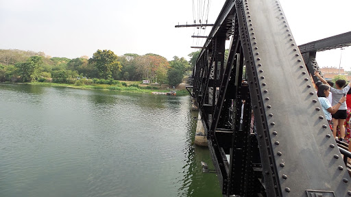 A bridge over a river in Thailand 2016