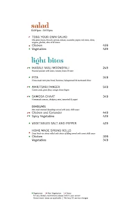 The Brew Bar - Radisson menu 2