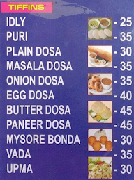 Om Sai Teja S.L.V. Bangalore Bakery menu 3