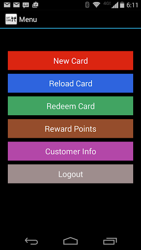 Gift Card Control System