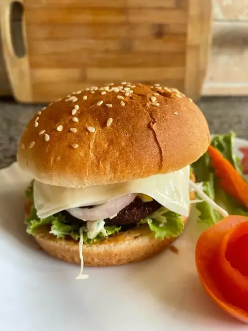 Aloo Tikki Burger With Cheese