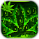 Weed Rasta Keyboard Theme icon