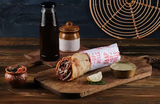 Chilli Garlic Chicken Roll & Masala Cola