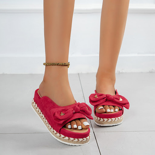 Title 2, Bowknot Candy Color Straw Woven Bottom Fashion ...