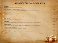 Sanadige by Goldfinch menu 2