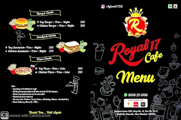 Royal 17 Cafe menu 