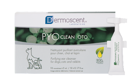 PYOclean Oto hund, katt & kanin, 10 pipetter  5 ml