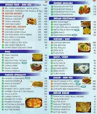 Town's King menu 2