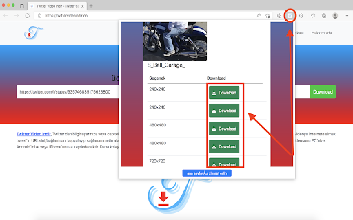 Twitter Video Indir - ücretsiz ve hızlı