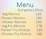 Tniza Momo menu 1