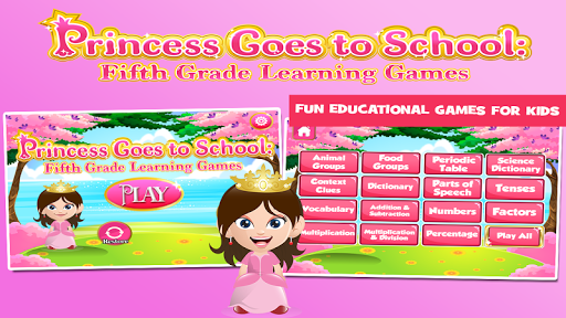 Screenshot Princess Fifth Grade Games