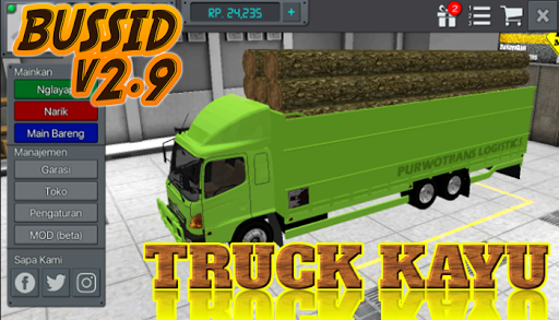 Livery Bussid Mod Truck Kayu Apk Download For Android Apk Mod