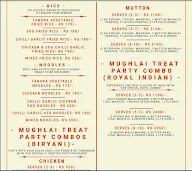 Mughlai Treat menu 2