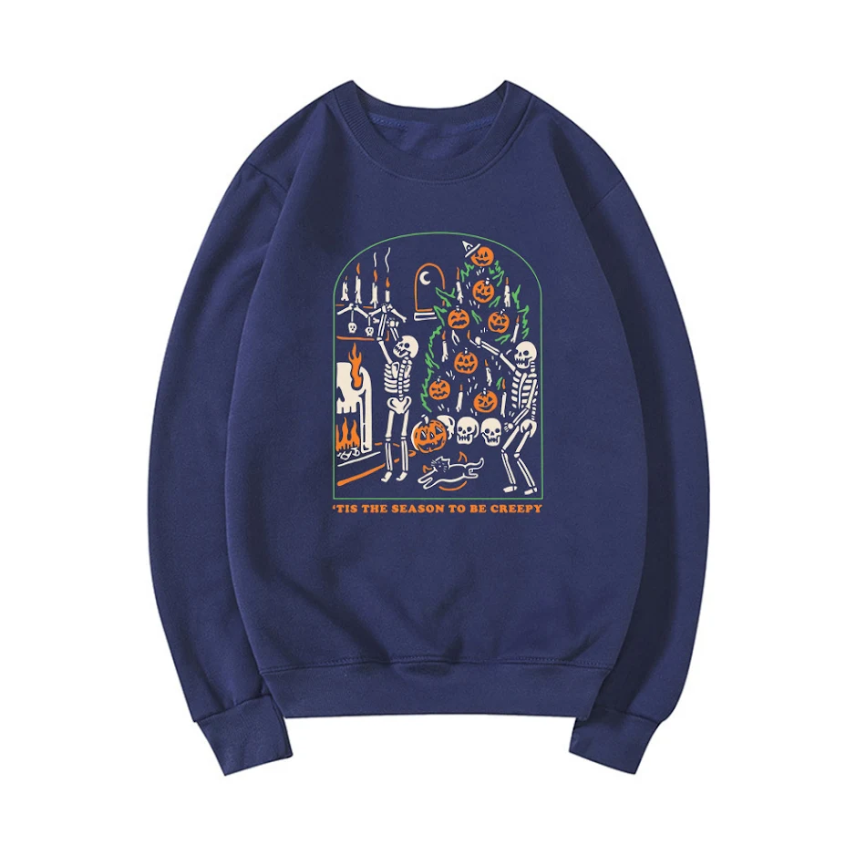 ¡La Temporada de Ser Espeluznante! Sudadera Divertida de Halloween con Diseño Ha Llo, Comodidad y Humor para Celebrar