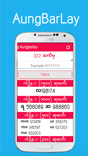 Myanmar Lottery Aungbarlay