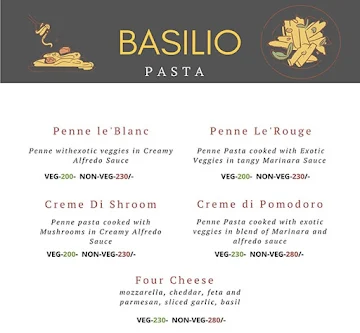 Basilia menu 