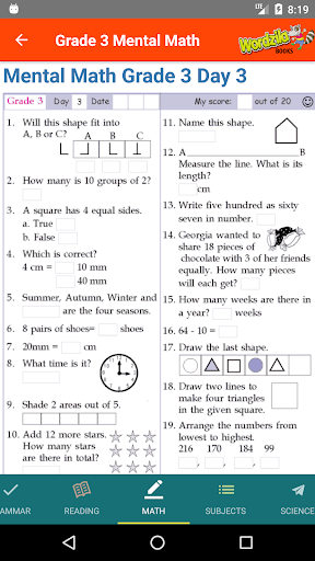 Wordzila Books Grade 3