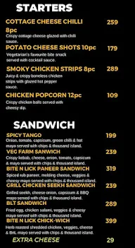 Bite N Lick menu 1