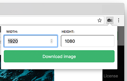 Unsplash image downloader chrome extension