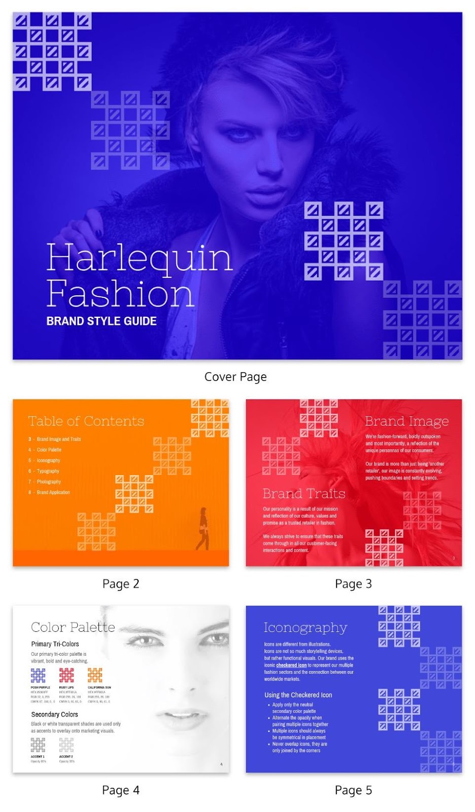 Bold Fashion Brand Style Guidelines Template1