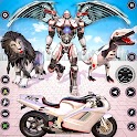 Pigeon Robot Bike Transform 3D