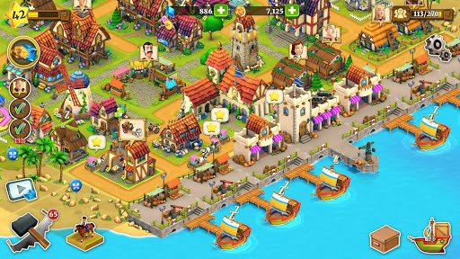 Town Village : ferme, commerce, farm, build, city APK MOD screenshots 5