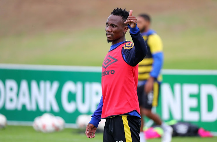 Teko Modise of Cape Town City during the 2018 Nedbank Cup Cape Town City FC Media Open Day at Hartleyvale Stadium, Cape Town on 29 March 2018.