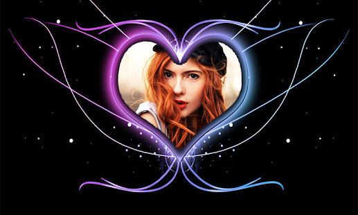 Neon Heart Photo Frame(圖2)-速報App