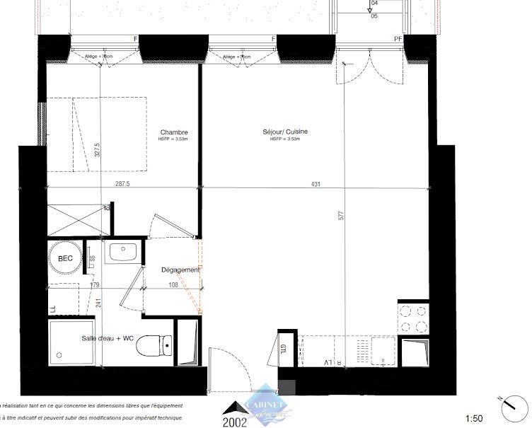 Vente appartement 2 pièces 40 m² à Abbeville (80100), 160 800 €