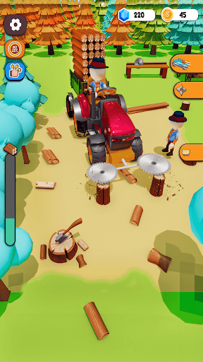 Screenshot Chop Down idle Lumber Cutting