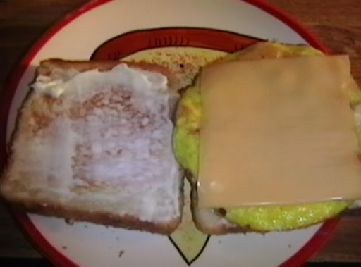 Barbies breakfast sandwich