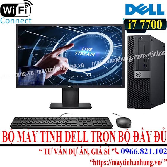 Bộ Máy Tính Để Bàn Đồng Bộ Dell Siêu Cao Chip I7 7700 Sản Phẩm Trọn Bộ Hàng Nhập Khẩu