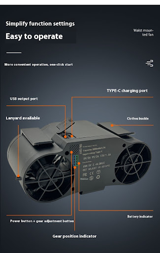 Title 3, New 20000 MAh Double-cylinder High-speed Rotati...