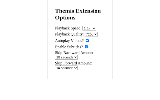 Themis Extension