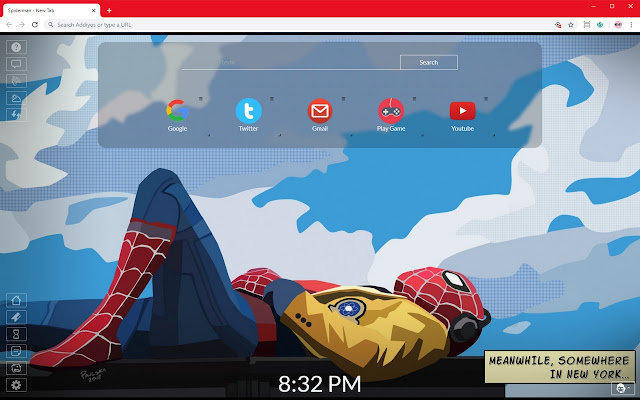 Spiderman HD New Tab Theme