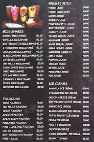 Chaa Cafe menu 1