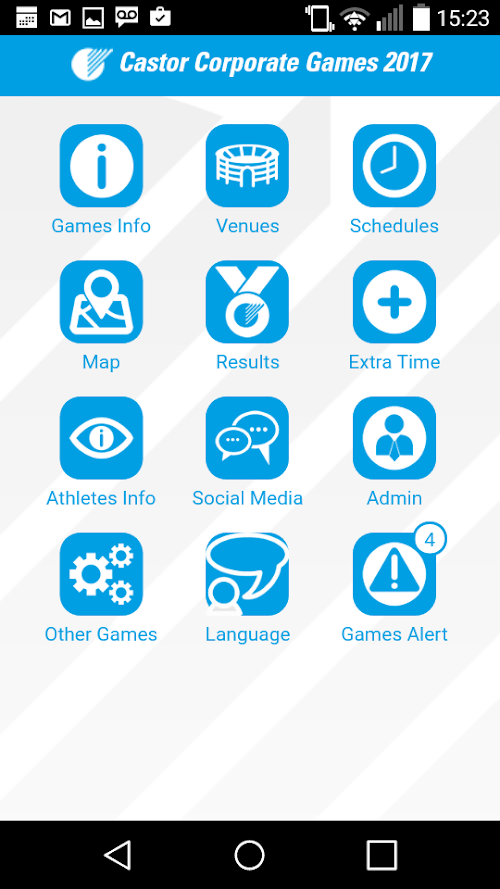 Android application Corporate Games screenshort