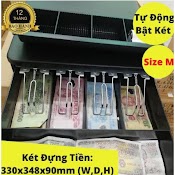 Két Tiền Thu Ngân Tự Động (Size M) - Ngăn Kéo Đựng Tiền Siêu Thị