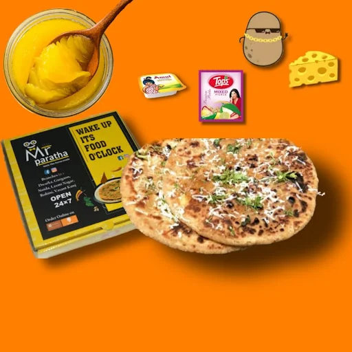 Aloo & Cheese Paratha (Desi Ghee)