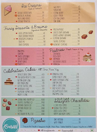 Oasiss Cakes & Icecreams menu 1