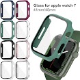 Kính Cường Lực Bảo Vệ Màn Hình Đồng Hồ Thông Minh Apple Watch Series 7 Case 41Mm 45Mm